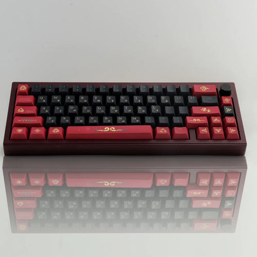 Black Myth Wukong PBT Keycap Set - Cherry Profile for Wooting, ROG Azoth, Razer & Logitech G