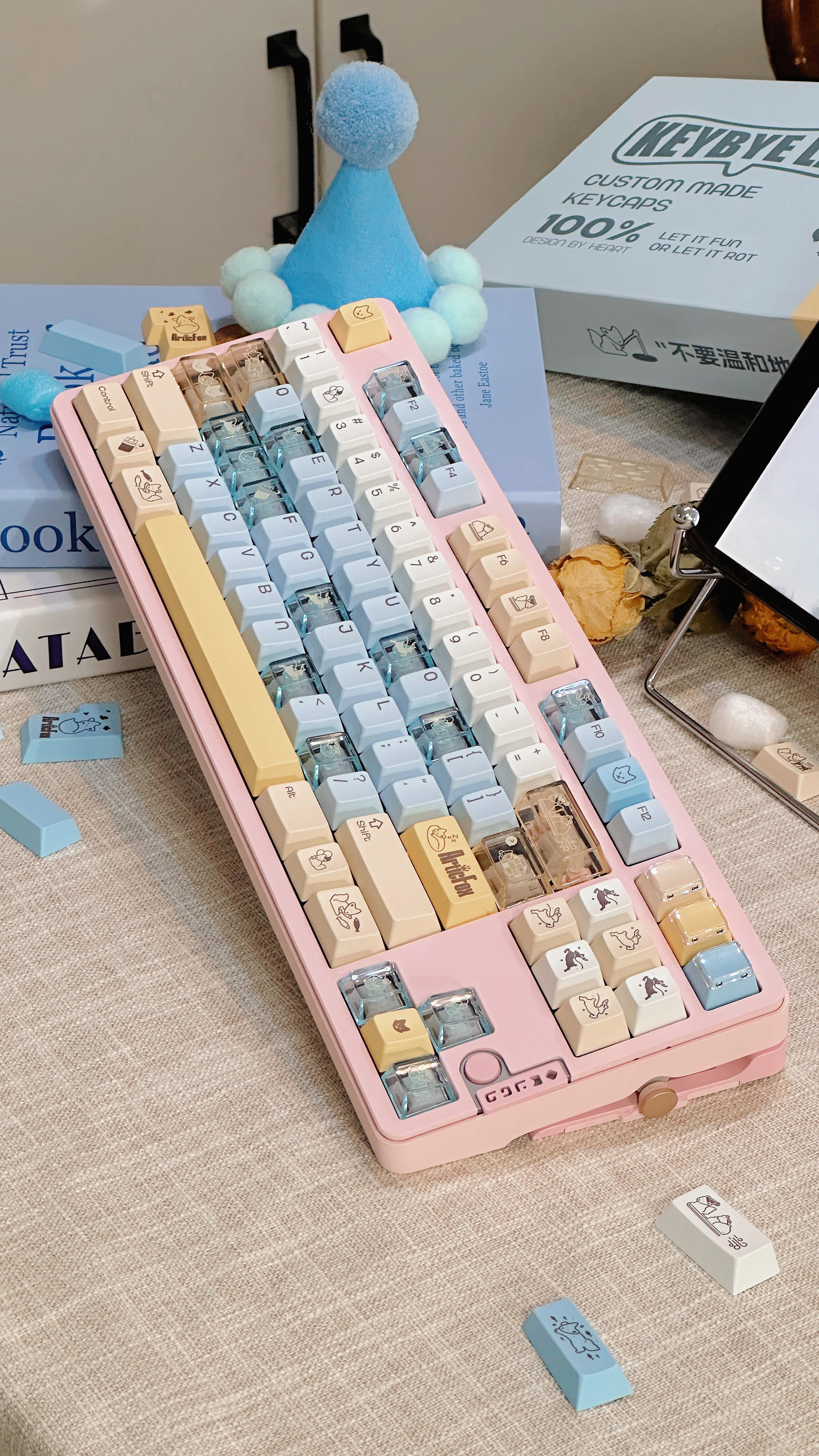 Artic Fox | Cherry Profile | PBT+PC Keycap Set