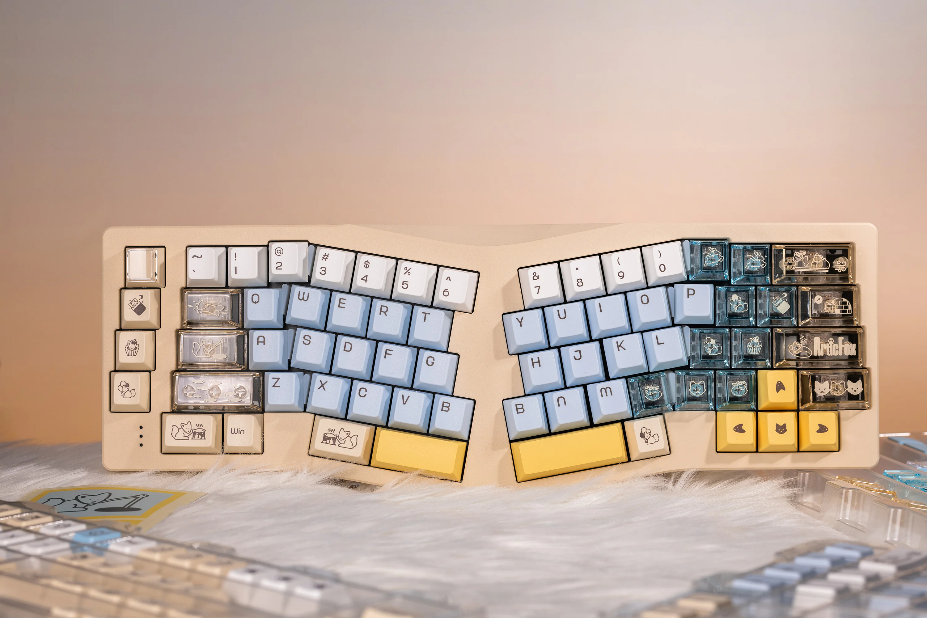 Artic Fox | Cherry Profile | PBT+PC Keycap Set