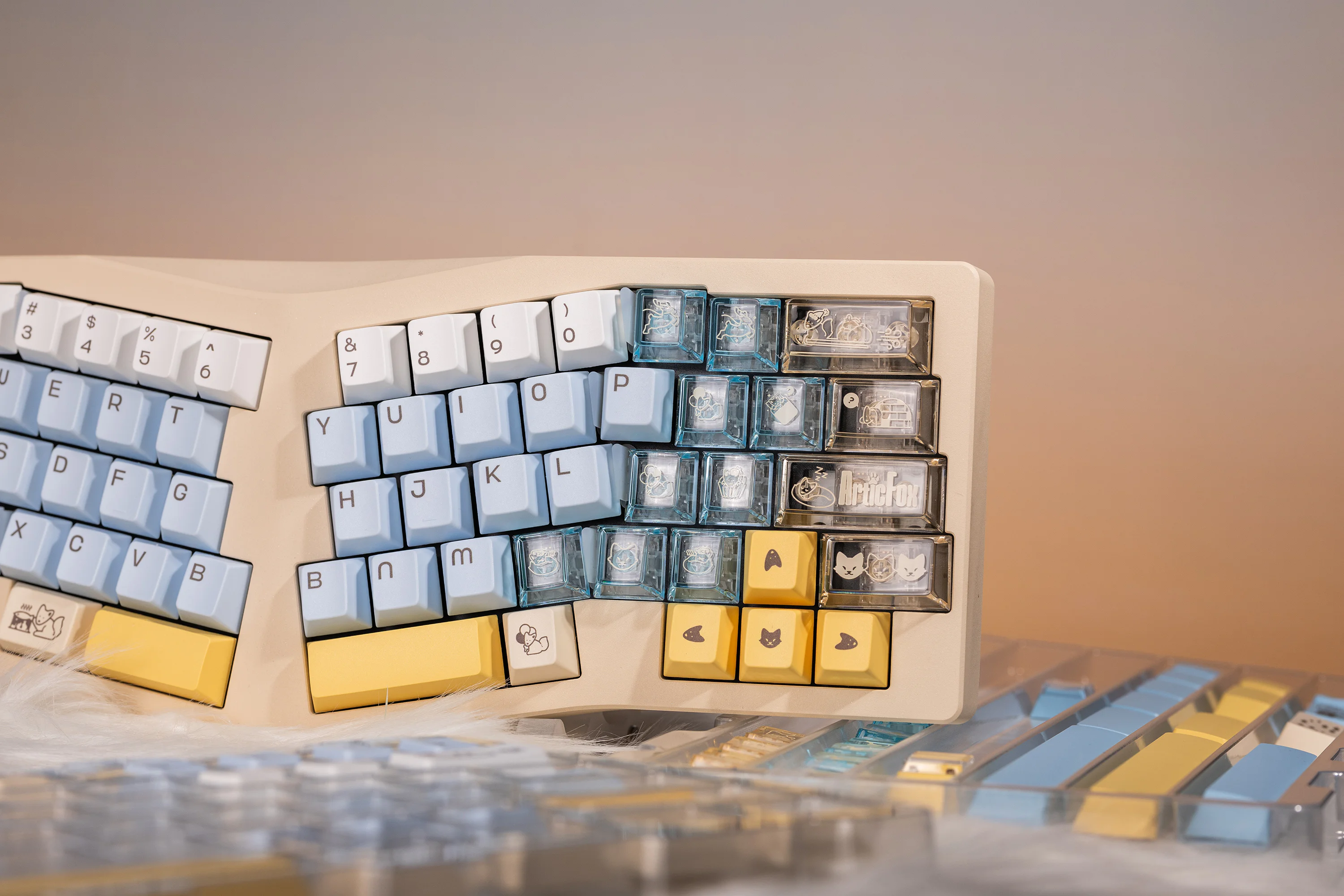 Artic Fox | Cherry Profile | PBT+PC Keycap Set