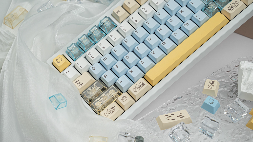 Artic Fox | Cherry Profile | PBT+PC Keycap Set