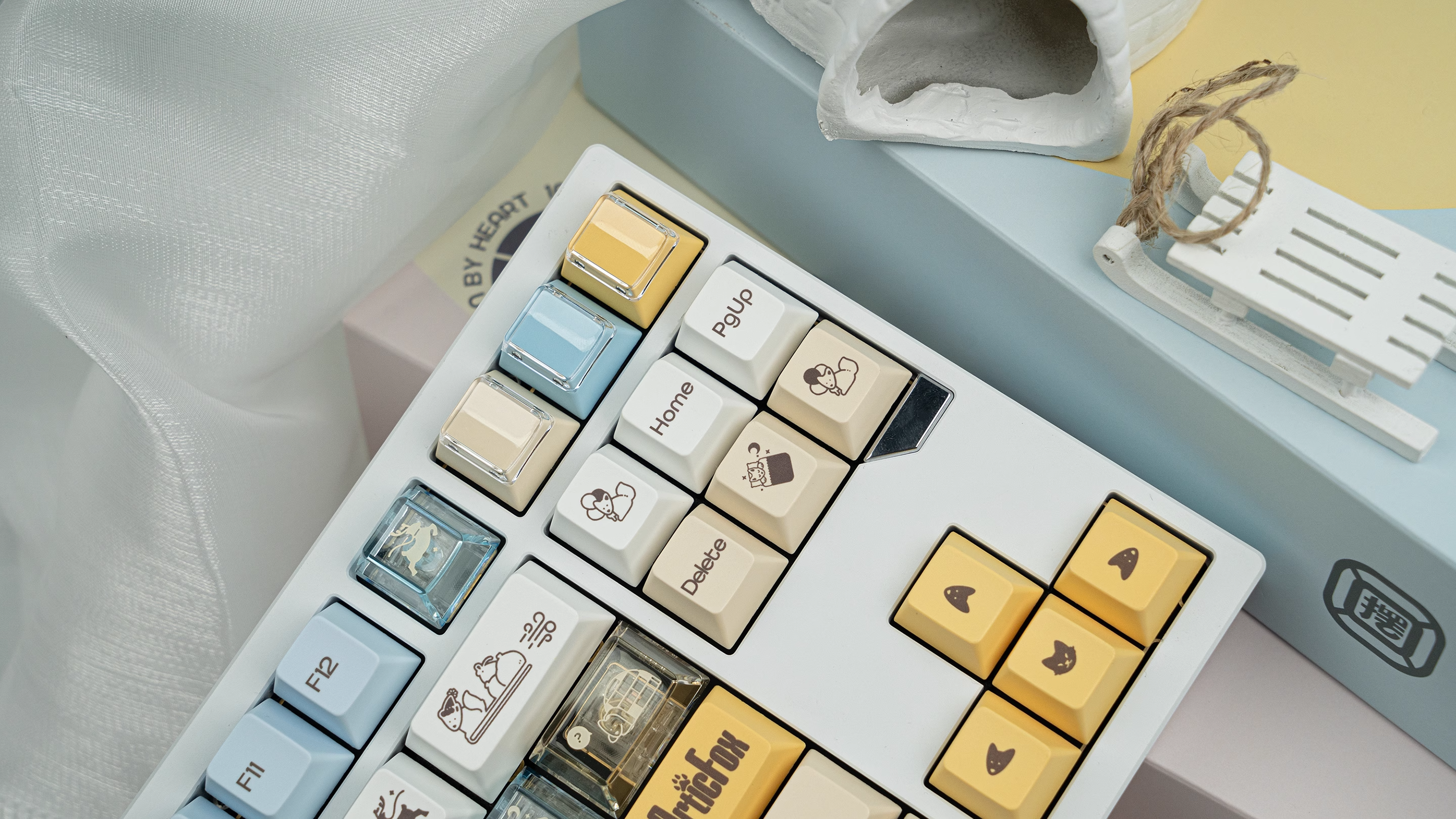 Artic Fox | Cherry Profile | PBT+PC Keycap Set