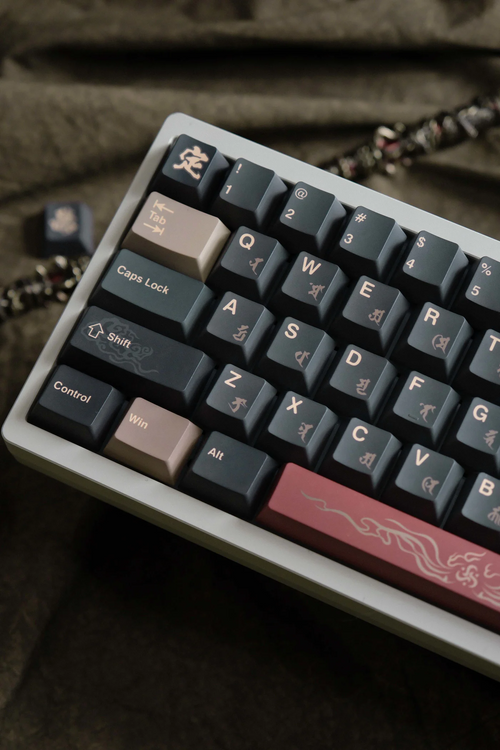 Black Myth Wukong PBT Keycap Set - Cherry Profile for Wooting, ROG Azoth, Razer & Logitech G