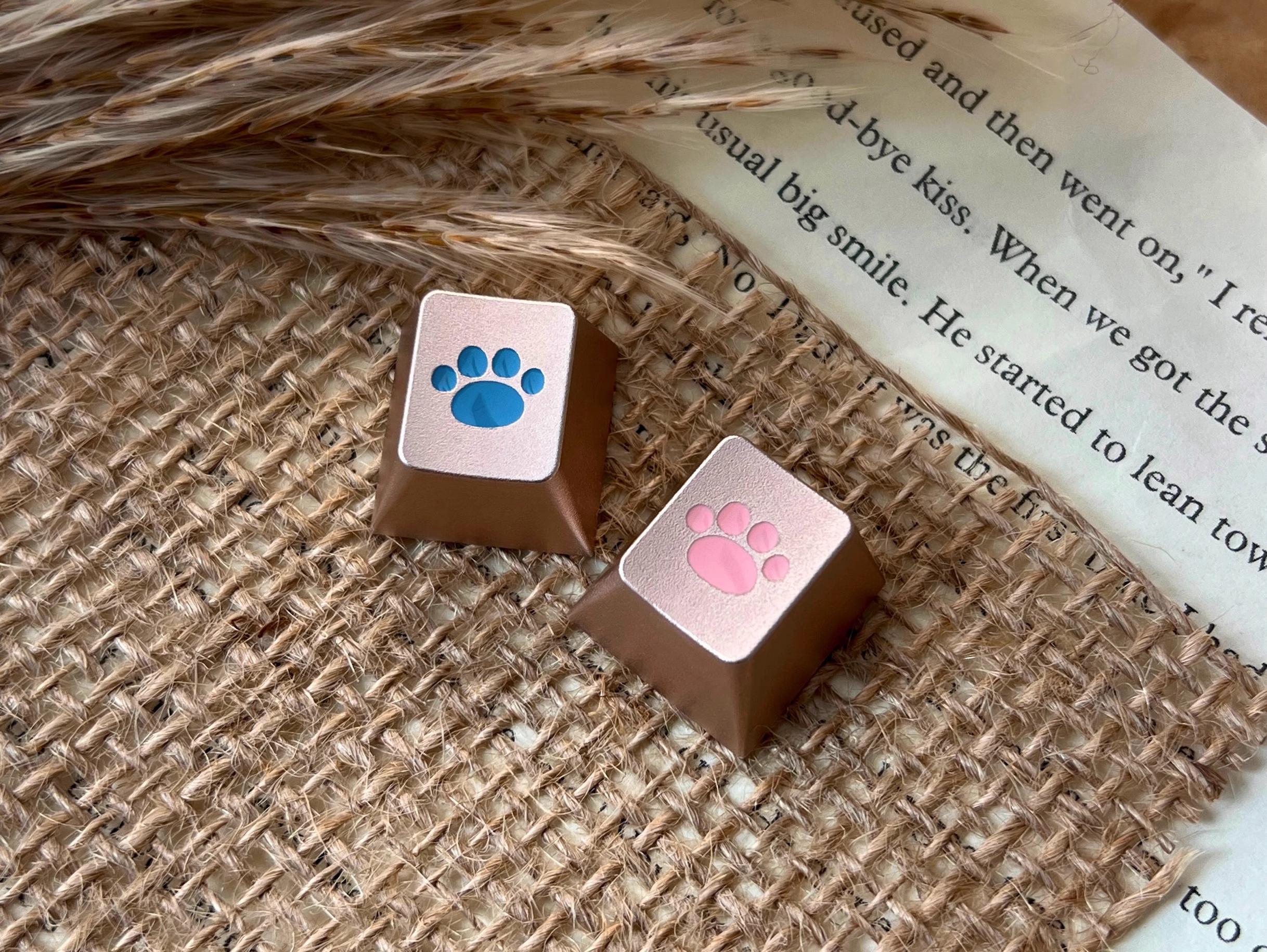 Cat Paw Metal Keycap | Cherry Profile R4 | CNC Aluminum Keycap