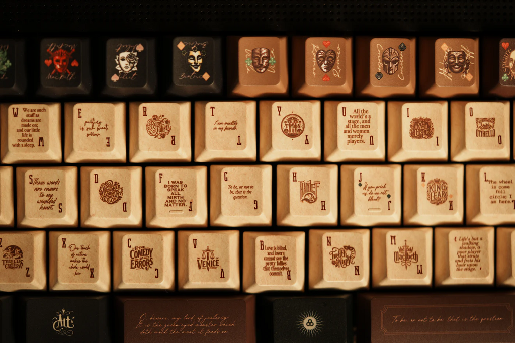 Shakespeare Ace – Sonnet | Cherry Profile | PBT Keycap Set