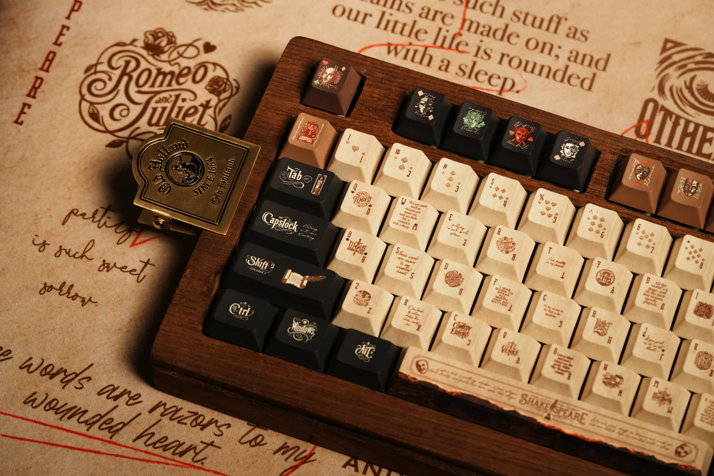 Shakespeare Ace – Sonnet | Cherry Profile | PBT Keycap Set
