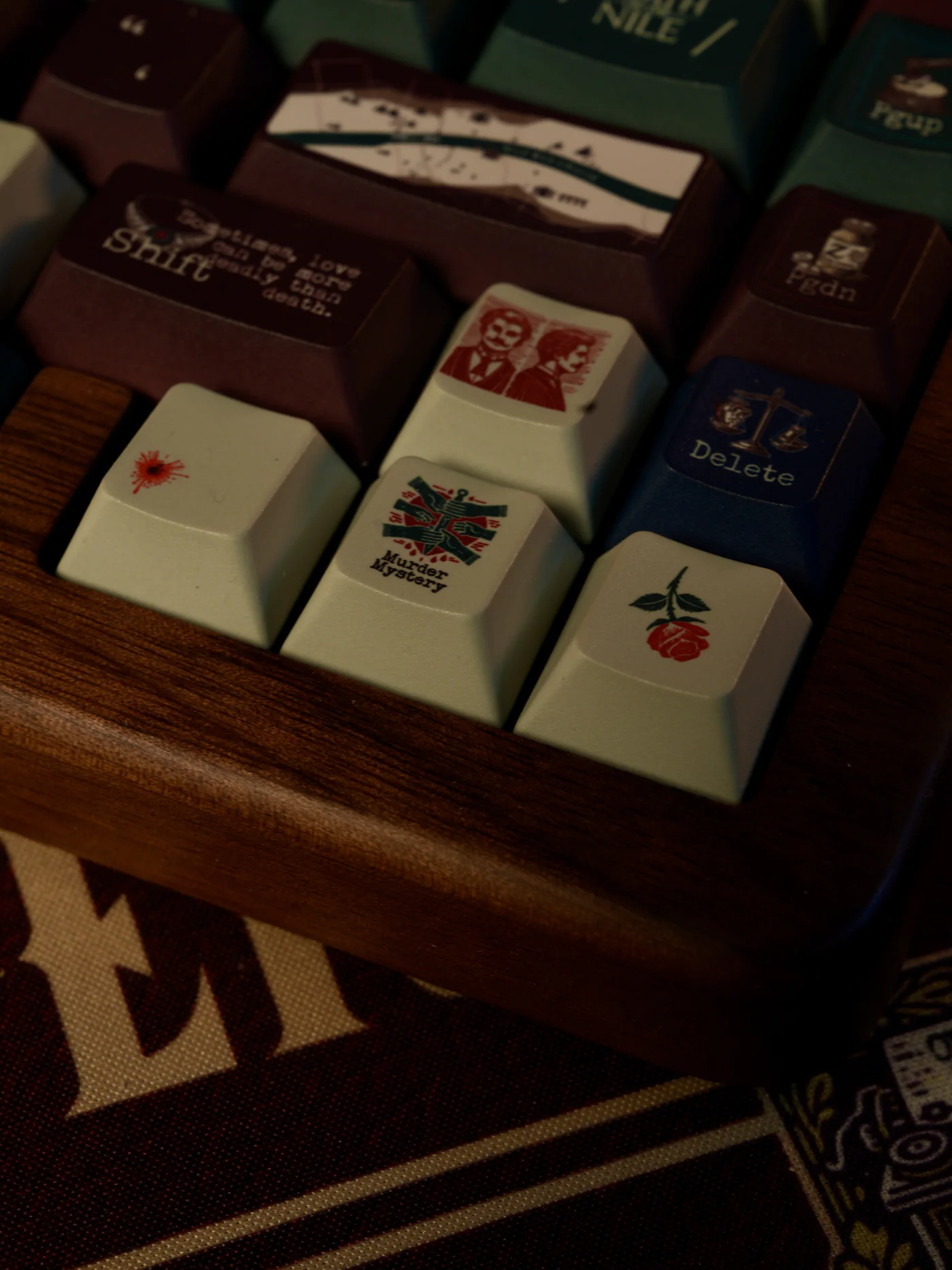 Agatha Christie | Cherry Profile | PBT Keycap Set