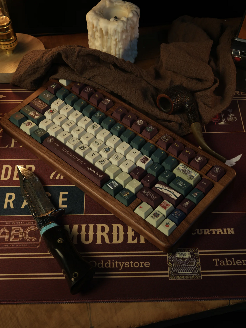 Agatha Christie | Cherry Profile | PBT Keycap Set