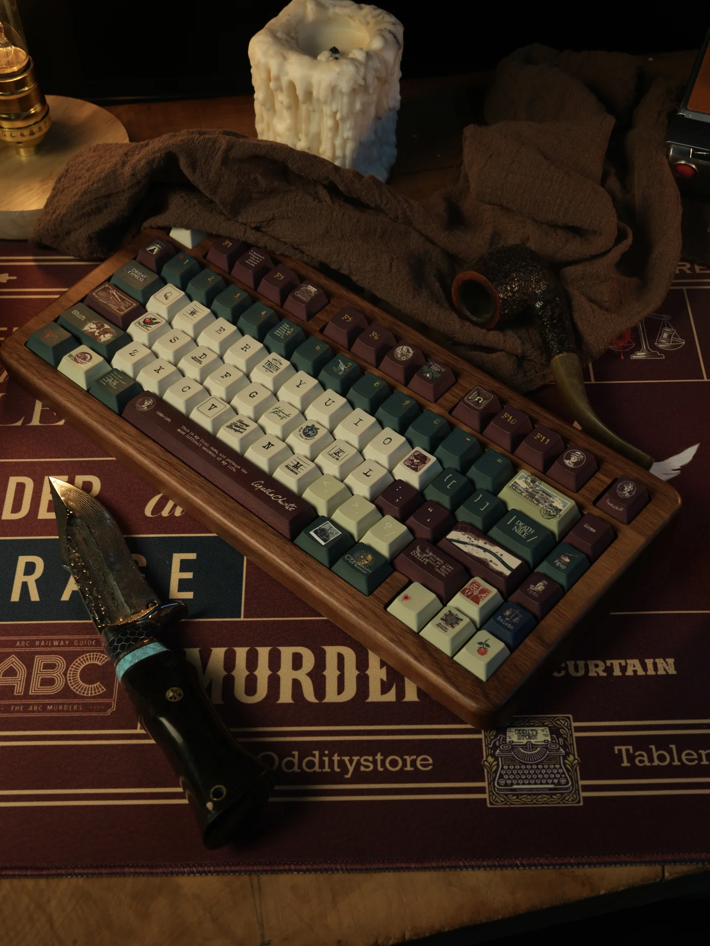 Agatha Christie | Cherry Profile | PBT Keycap Set