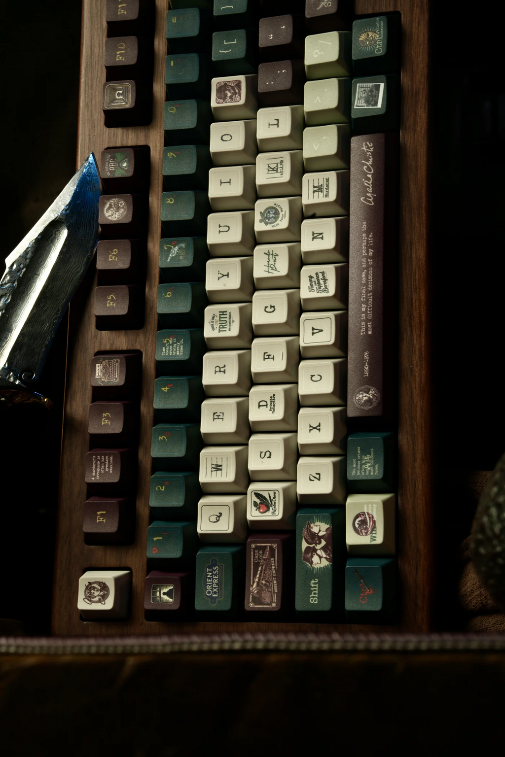 Agatha Christie | Cherry Profile | PBT Keycap Set