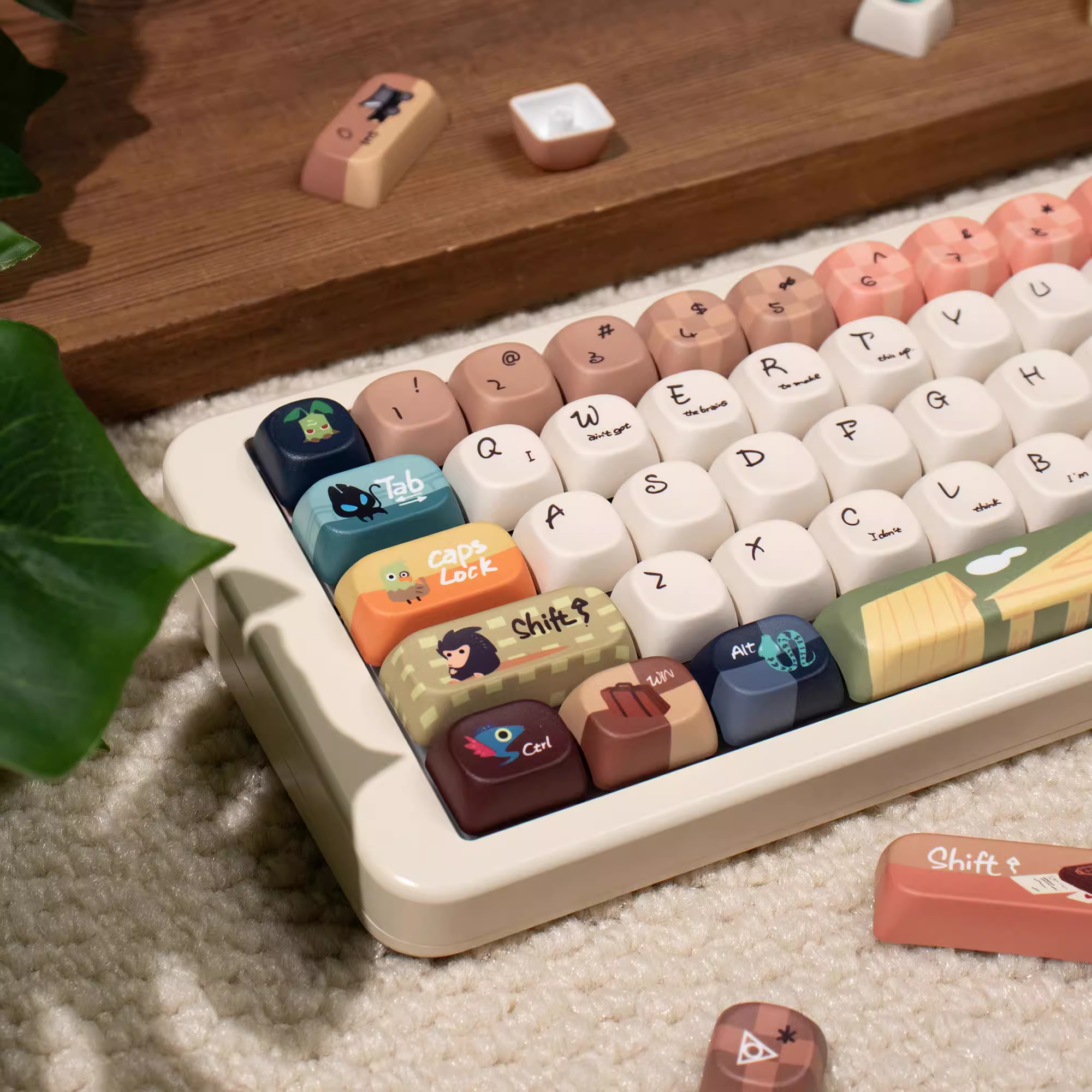 Fantastic Beasts | Cherry / MOA Profile | PBT Keycap Set