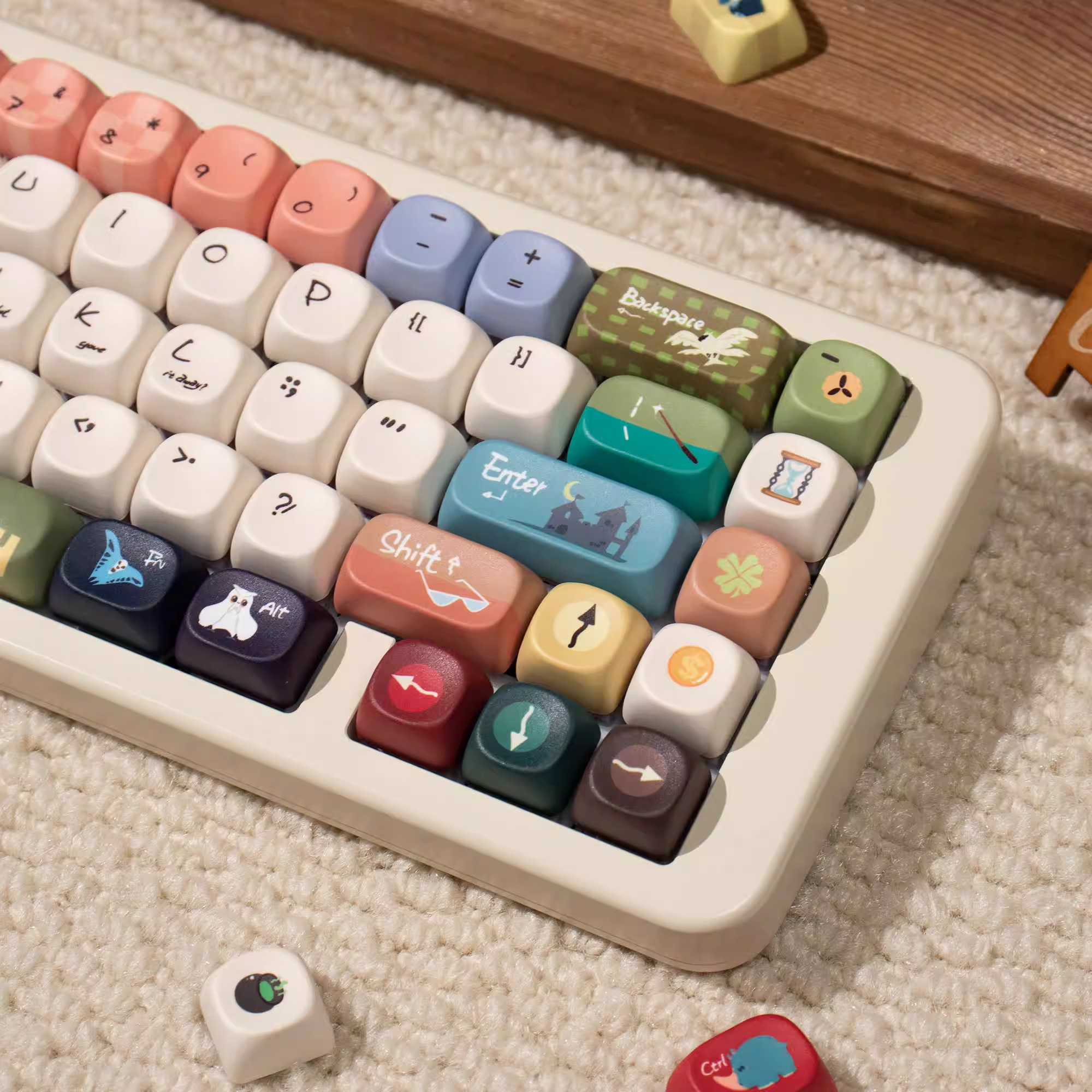 Fantastic Beasts | Cherry / MOA Profile | PBT Keycap Set