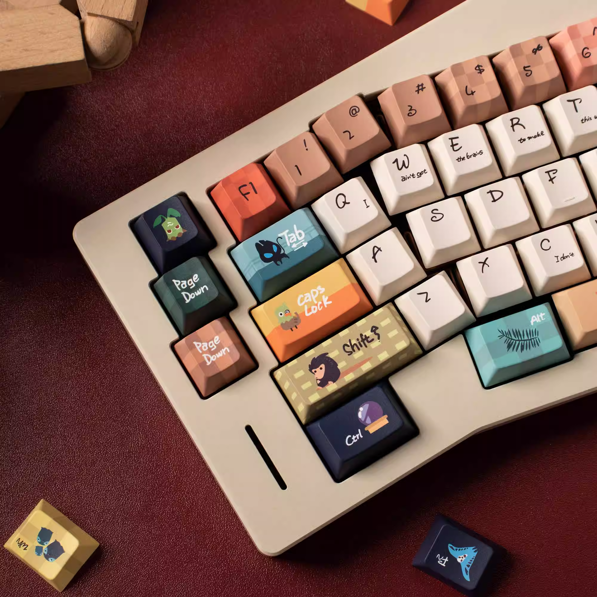 Fantastic Beasts | Cherry / MOA Profile | PBT Keycap Set