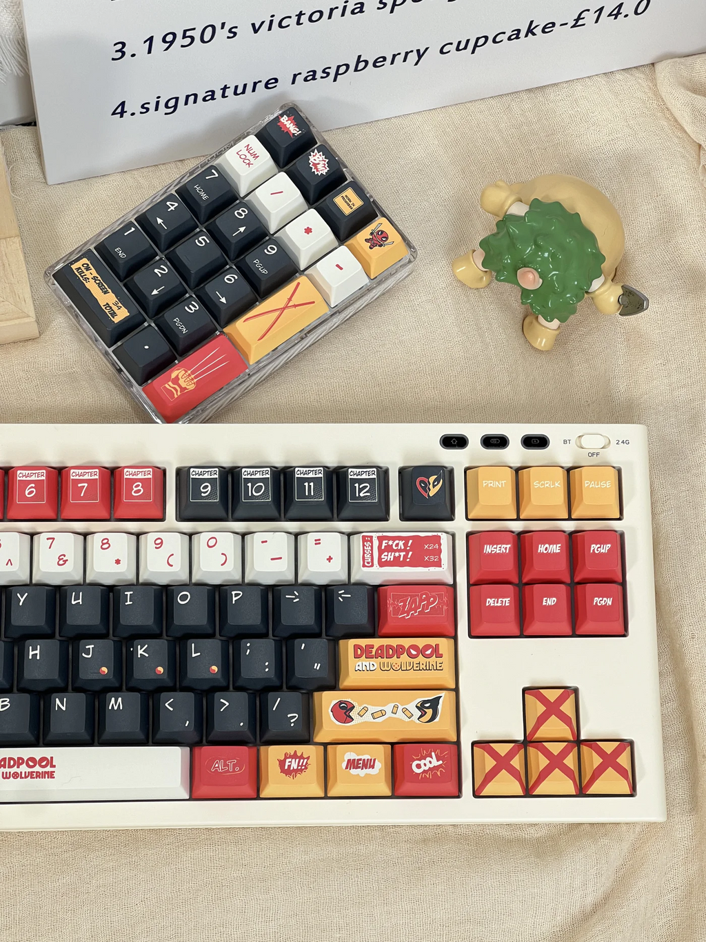 Deadpool & Wolverine | Cherry Profile | PBT Keycap Set
