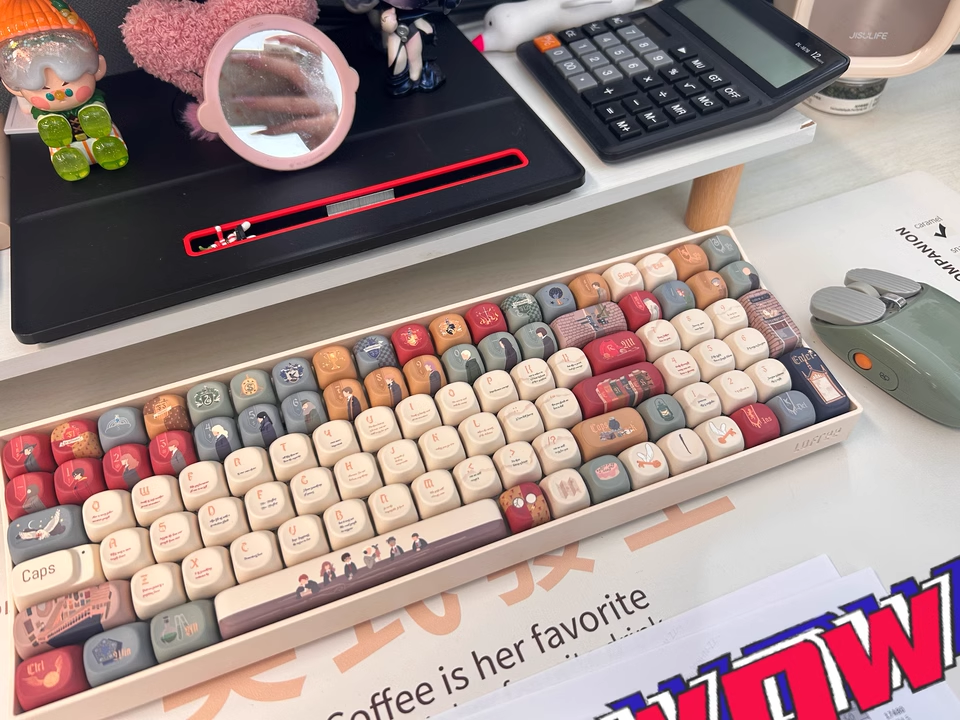 Owl Post | Cherry / SOA Profile | PBT Keycap Set