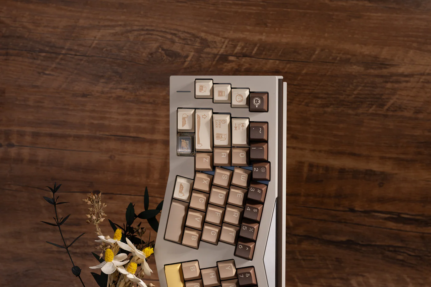 Meow Cafe | Cherry Profile | PBT+PC Keycap Set