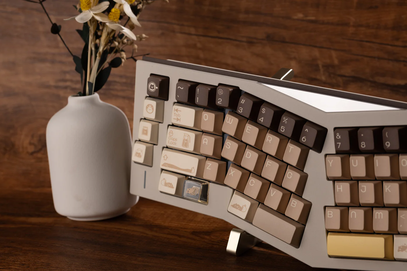 Meow Cafe | Cherry Profile | PBT+PC Keycap Set