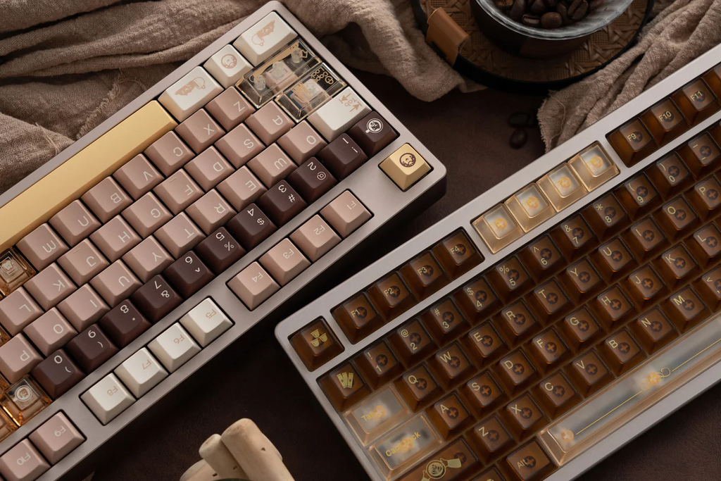 Meow Cafe | Cherry Profile | PBT+PC Keycap Set