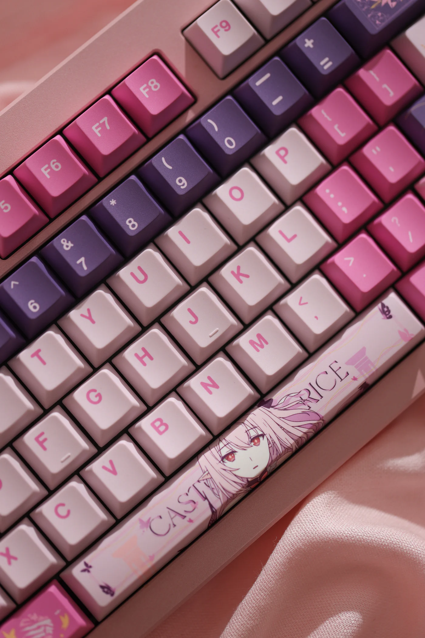 Honkai Star Rail – Castorice Themed | Cherry Profile | PBT Keycap Set