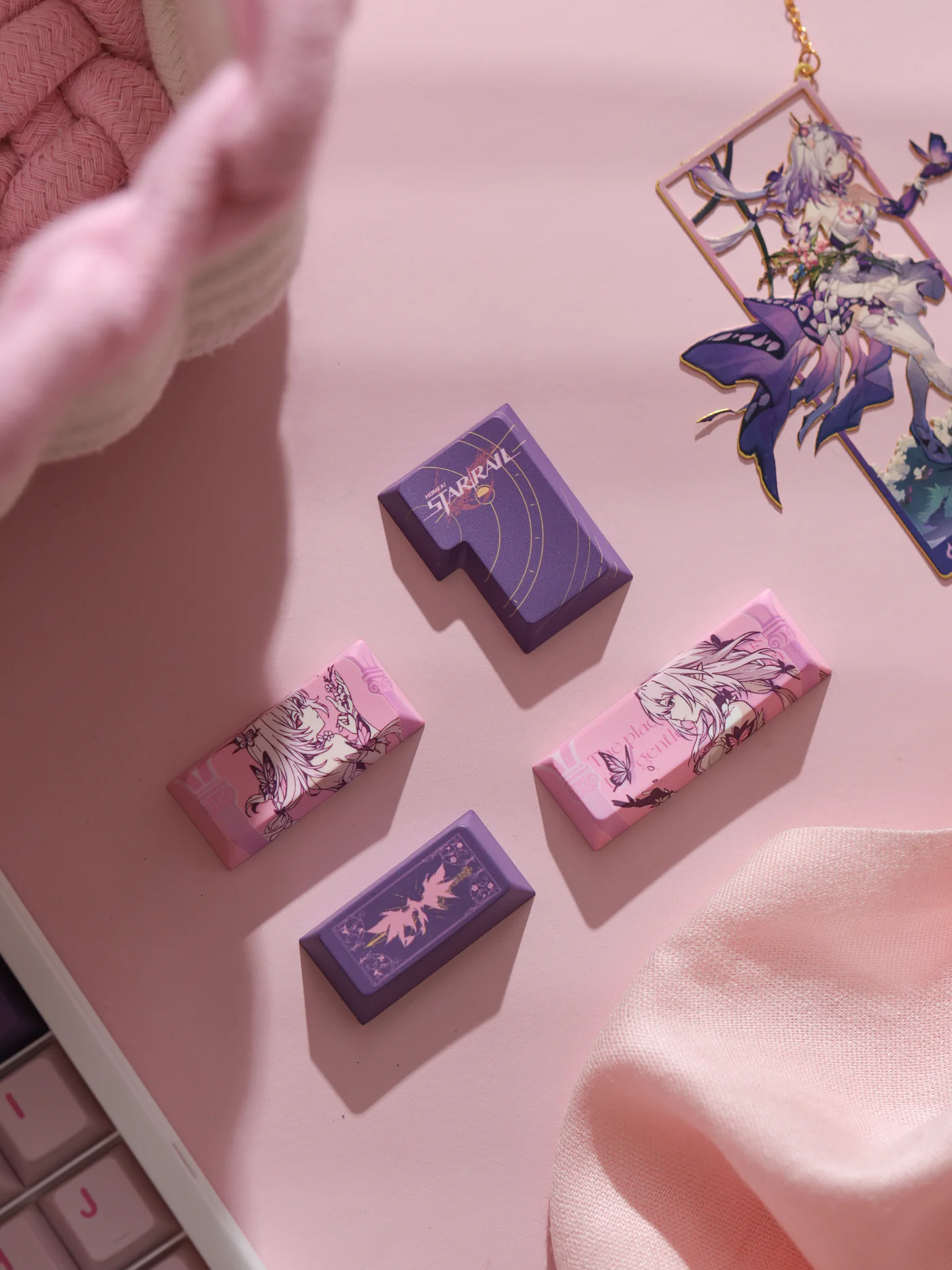 Honkai Star Rail – Castorice Themed | Cherry Profile | PBT Keycap Set