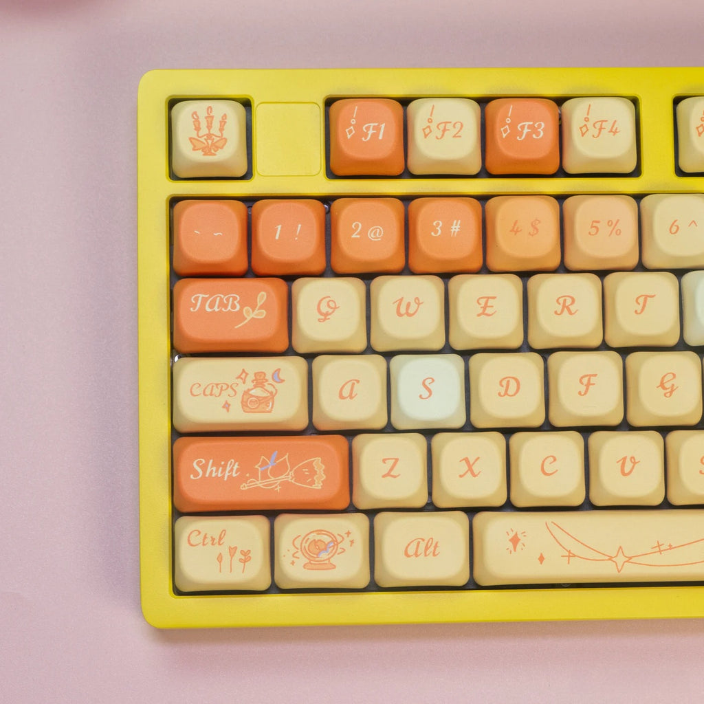 Magic Little Fox PBT Keycap Set - MOA Profile for Wooting, ROG Azoth, Razer & Logitech G