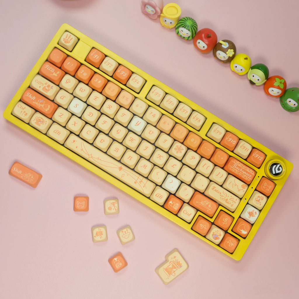 Magic Little Fox PBT Keycap Set - MOA Profile for Wooting, ROG Azoth, Razer & Logitech G
