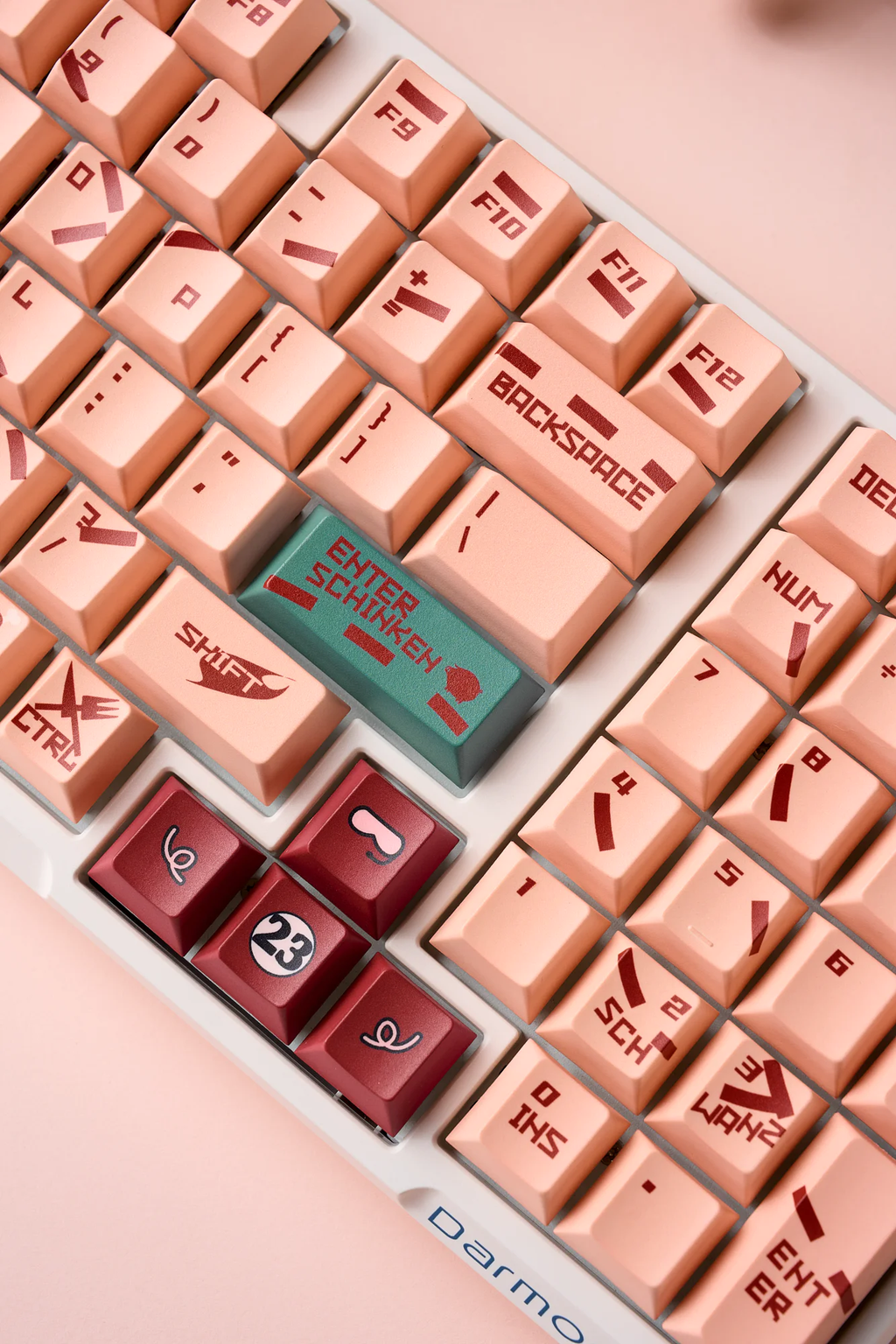 Porsche 917 – Pink Pig | Cherry Profile | PBT Keycap Set