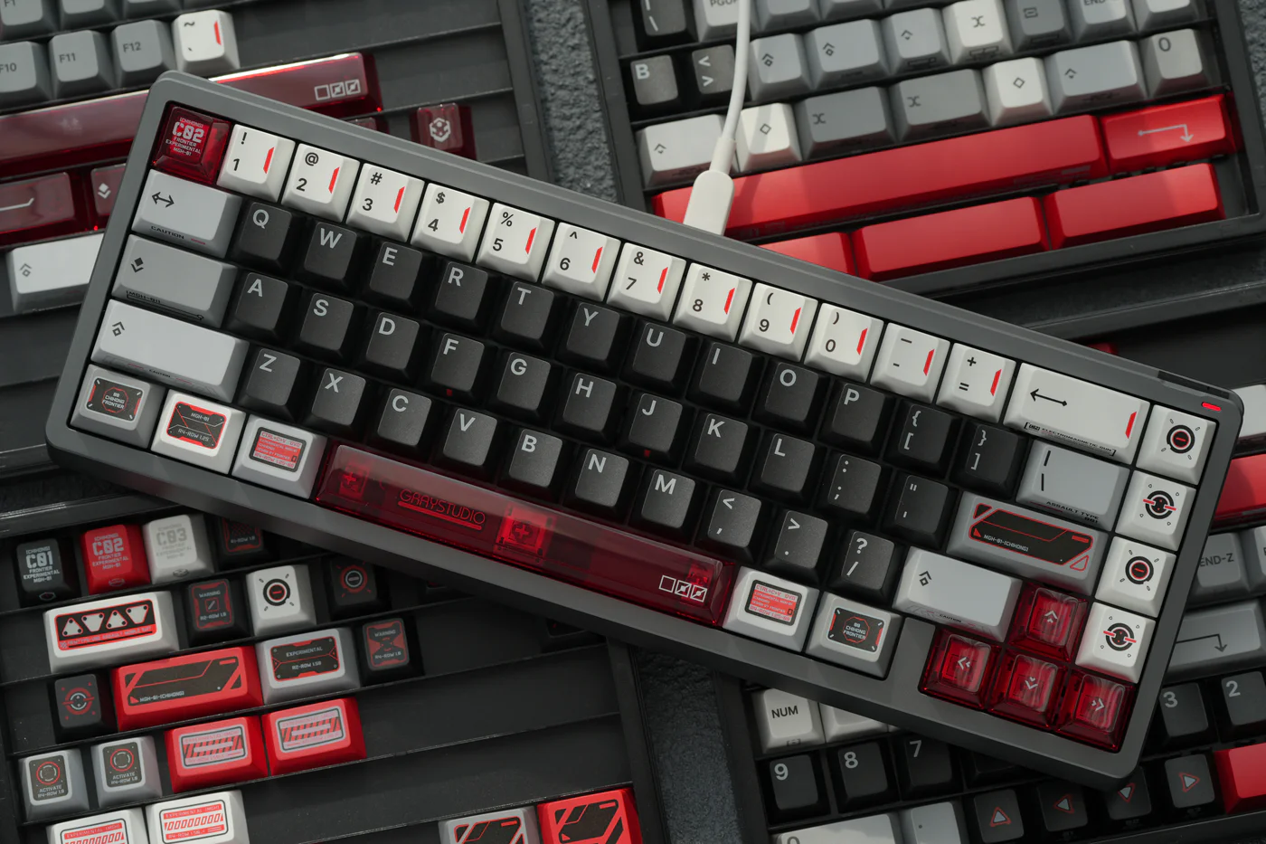 Chihong | Cherry Profile | PBT+PC Keycap Set