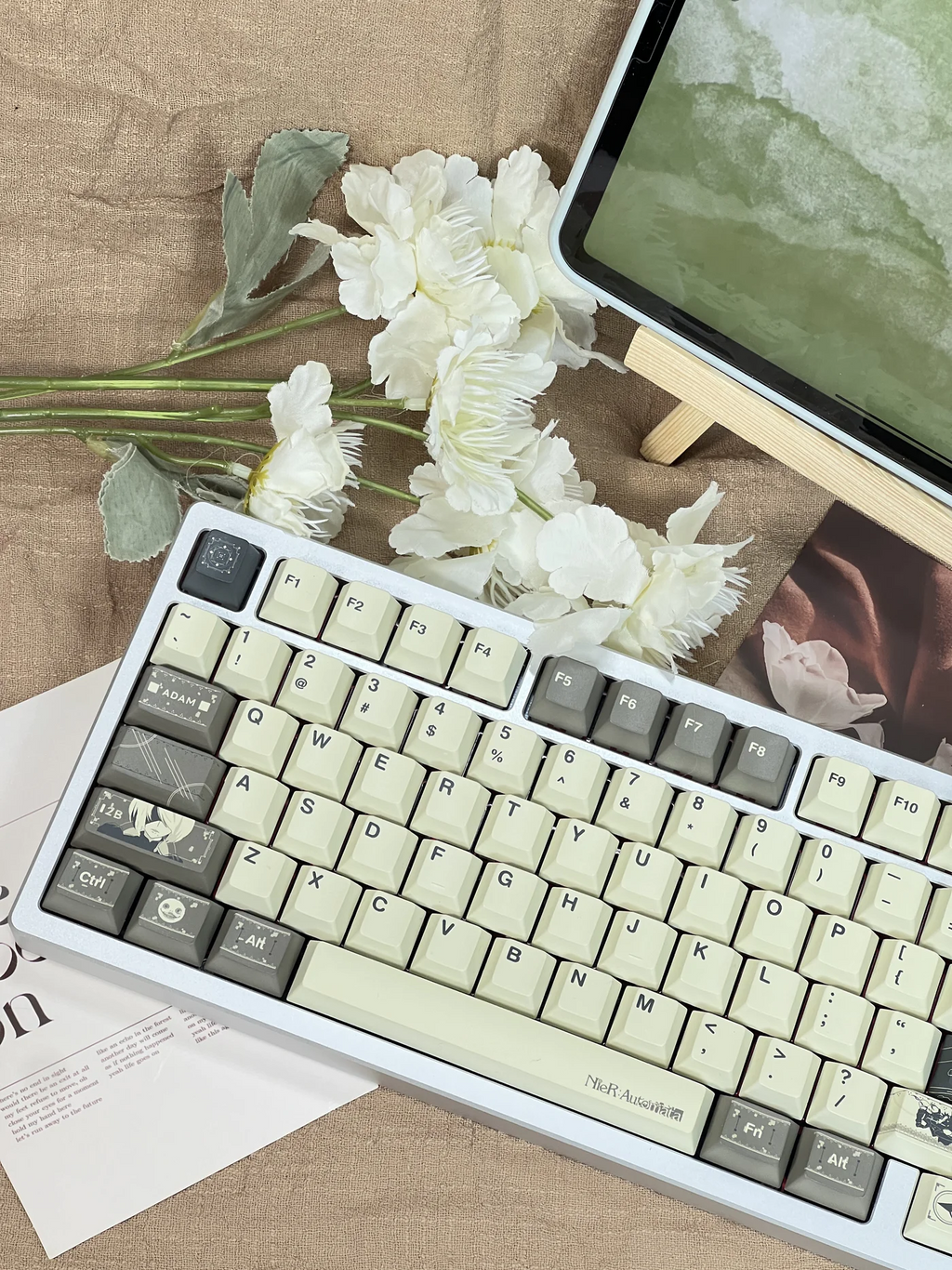 NieR: Automata | Cherry Profile | PBT Keycap Set