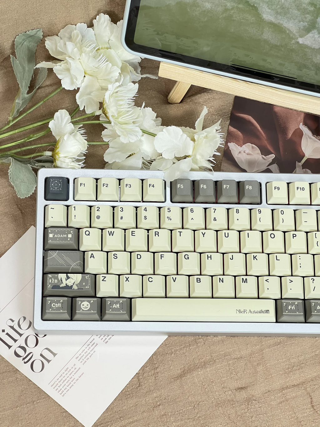 NieR: Automata | Cherry Profile | PBT Keycap Set