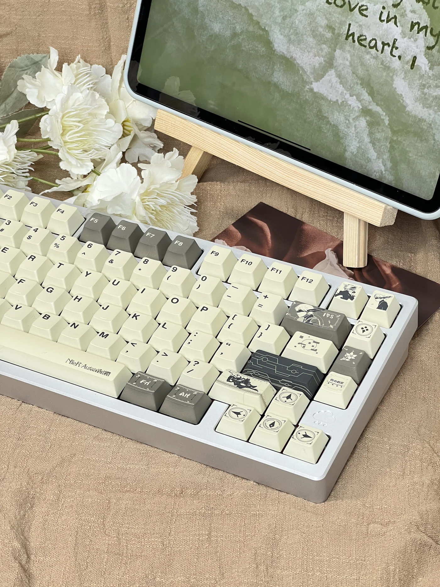 NieR: Automata | Cherry Profile | PBT Keycap Set