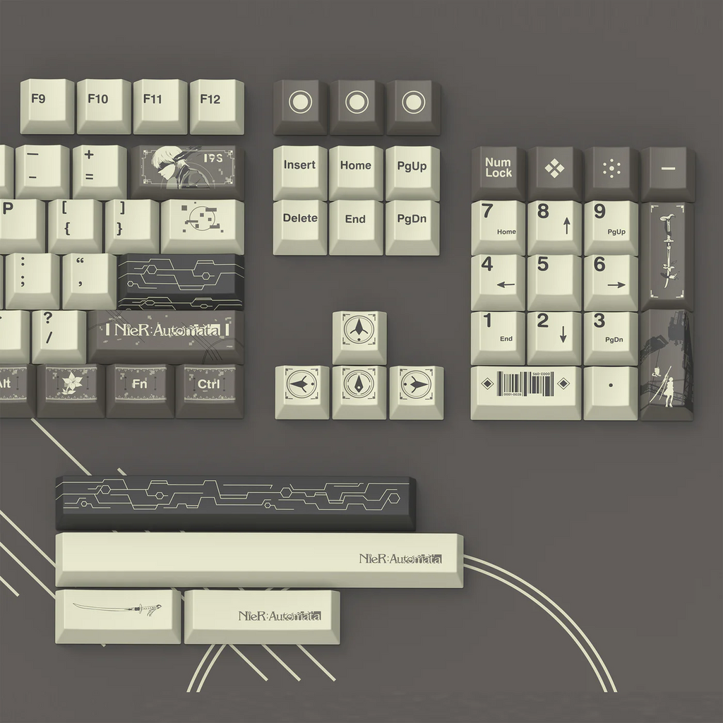 NieR: Automata | Cherry Profile | PBT Keycap Set
