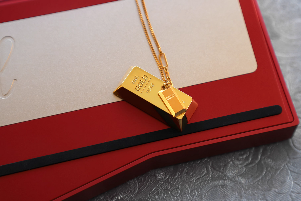 Gold Bar Enter Keycap | Cherry Profile R2 | Zinc Alloy Keycap