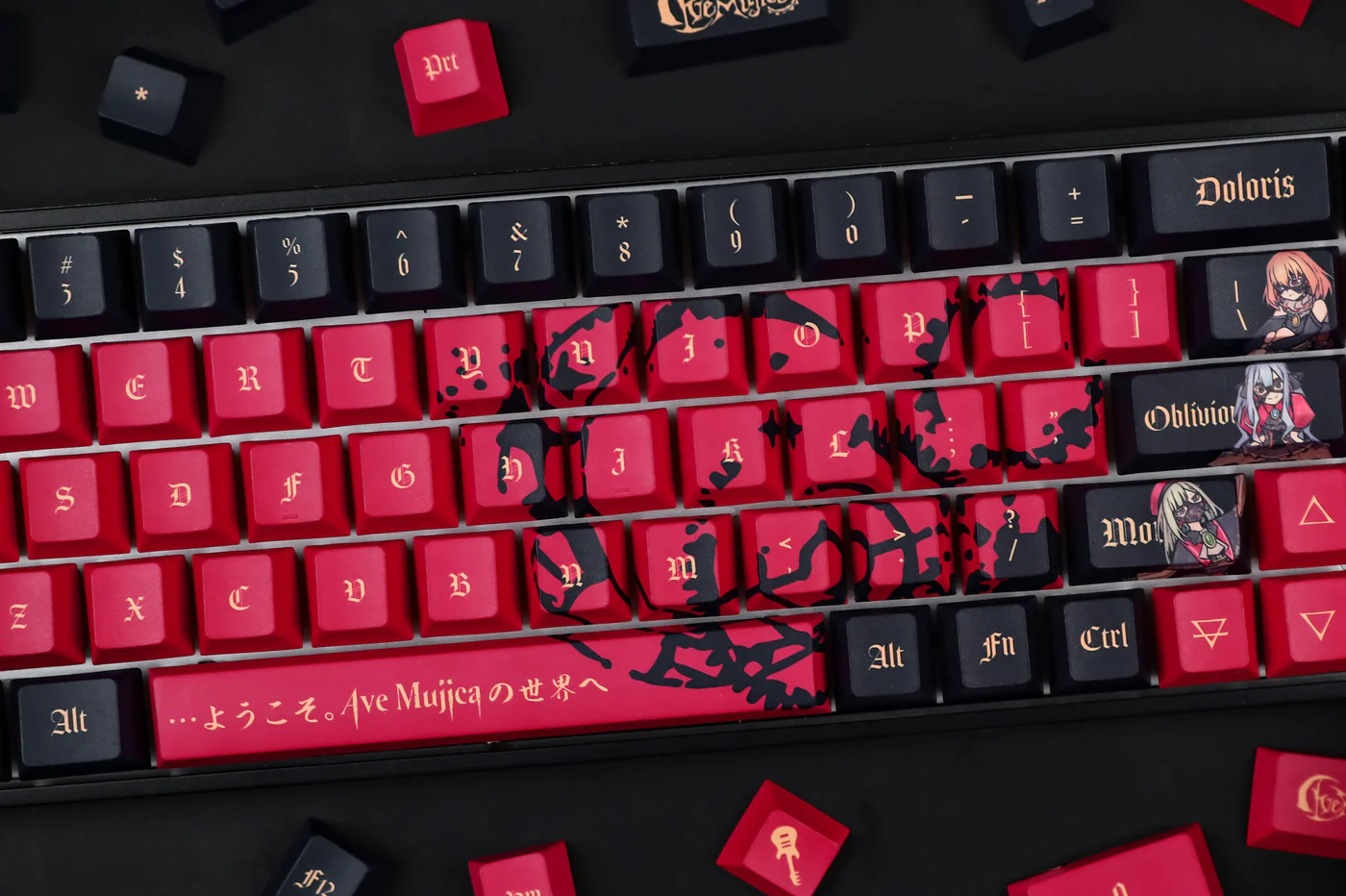 AveMujica | Cherry Profile | PBT Keycap Set