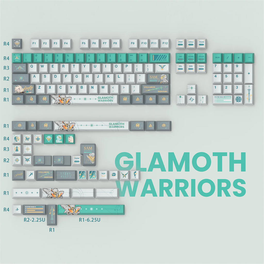 Sam Firefly | Cherry Profile | PBT Keycap Set