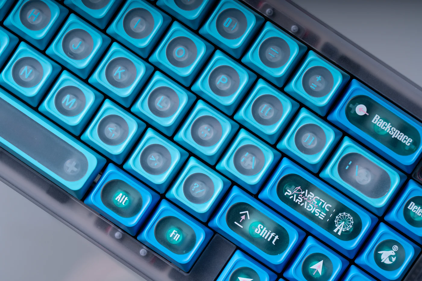 Arctic Paradise | Cherry Profile | PBT+PC Keycap Set