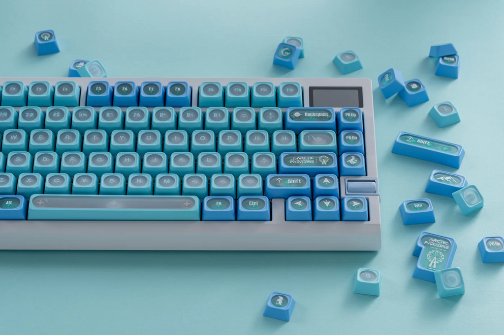 Arctic Paradise | Cherry Profile | PBT+PC Keycap Set