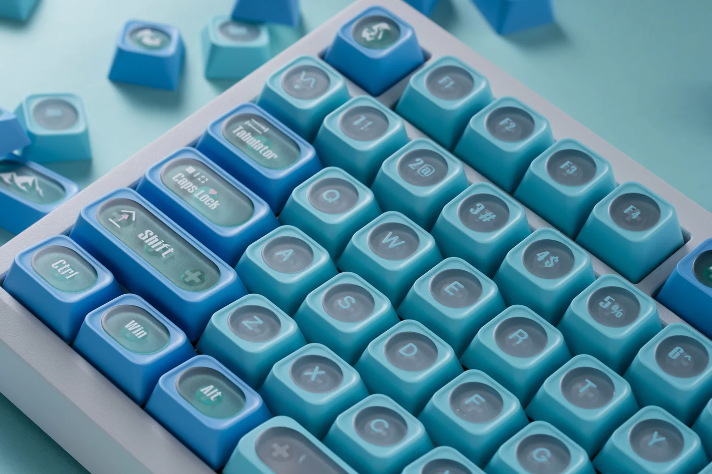 Arctic Paradise | Cherry Profile | PBT+PC Keycap Set