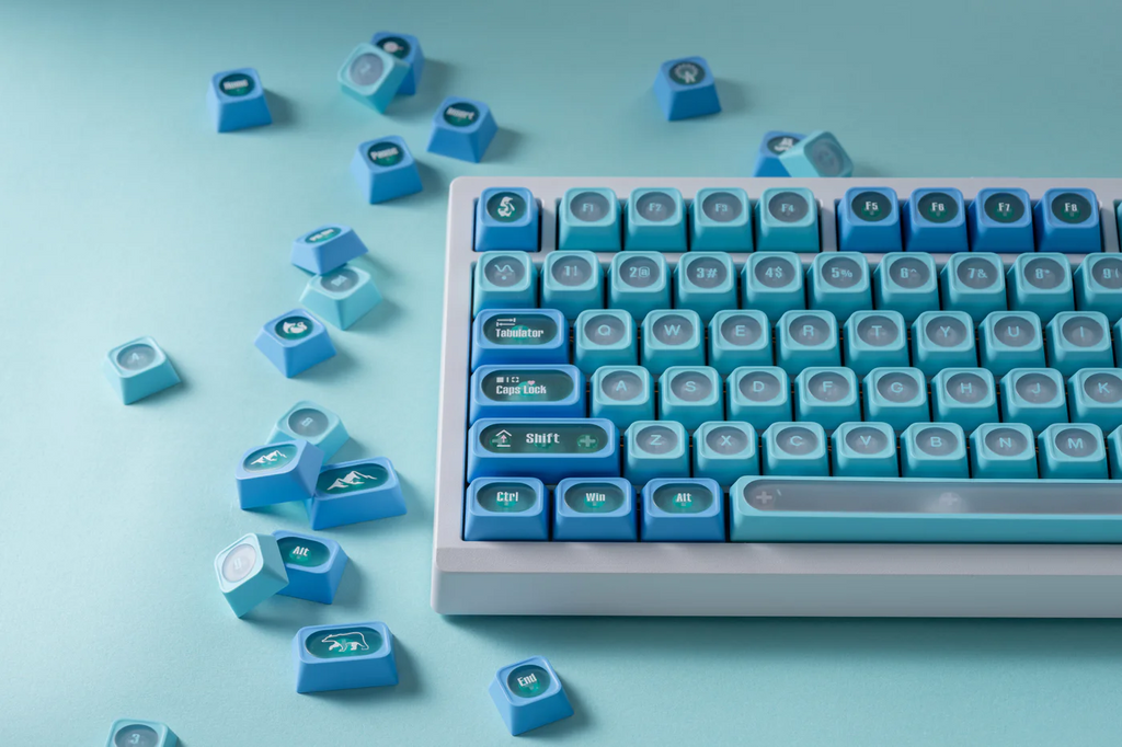 Arctic Paradise | Cherry Profile | PBT+PC Keycap Set