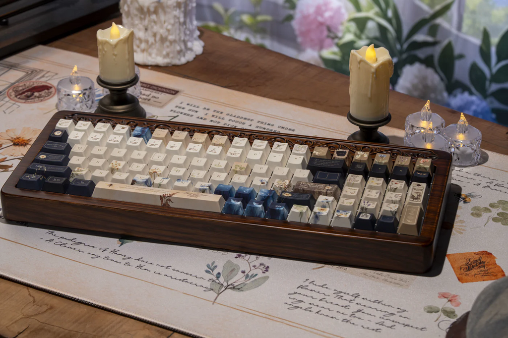 Emily Dickinson – Secret Garden | Cherry Profile | PBT+PC Keycap Set