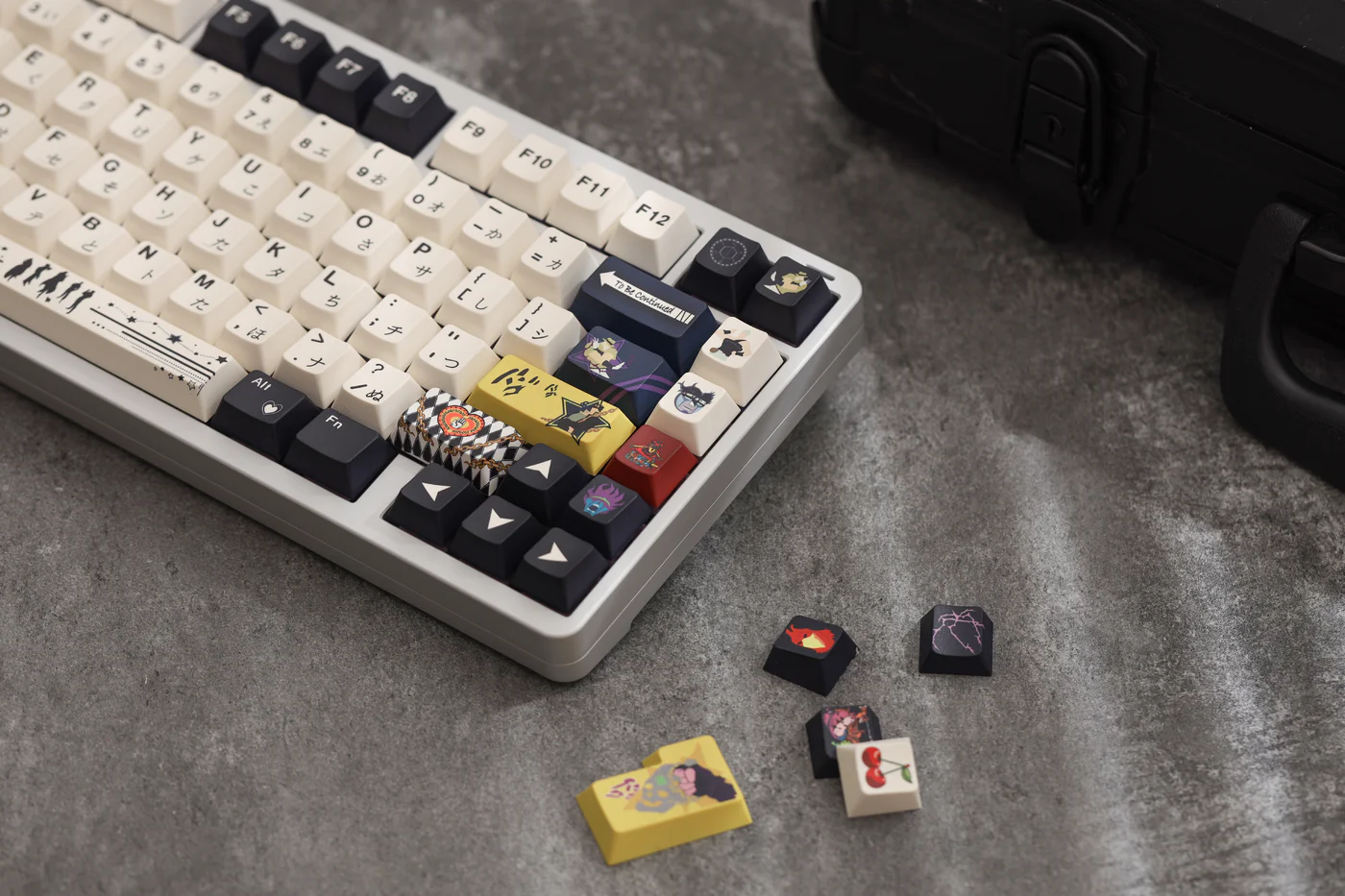 JoJo’s Bizarre Adventure – Stardust Crusaders | Cherry Profile | PBT Keycap Set