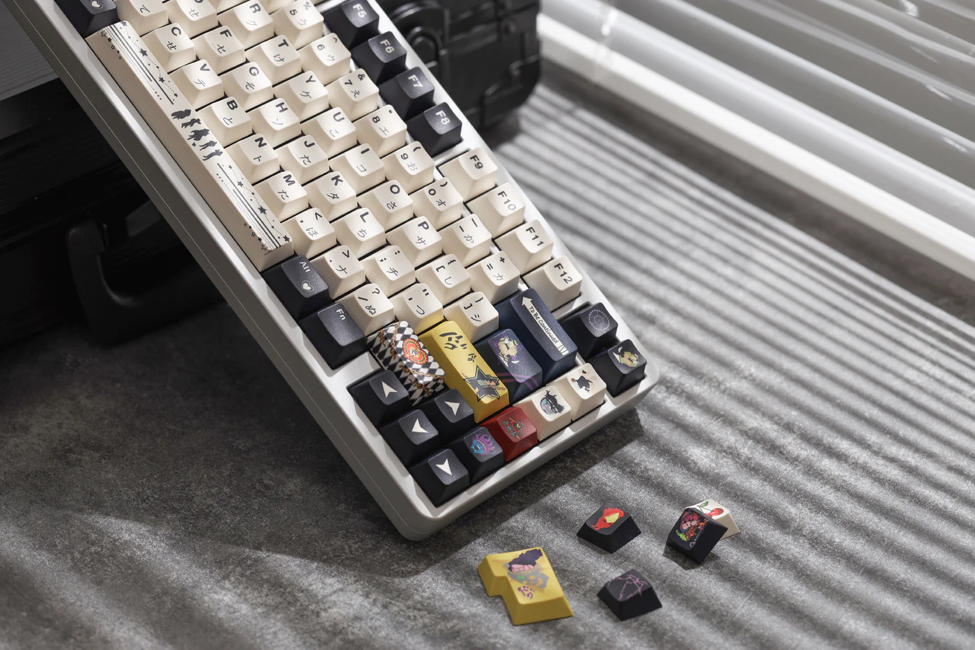 JoJo’s Bizarre Adventure – Stardust Crusaders | Cherry Profile | PBT Keycap Set