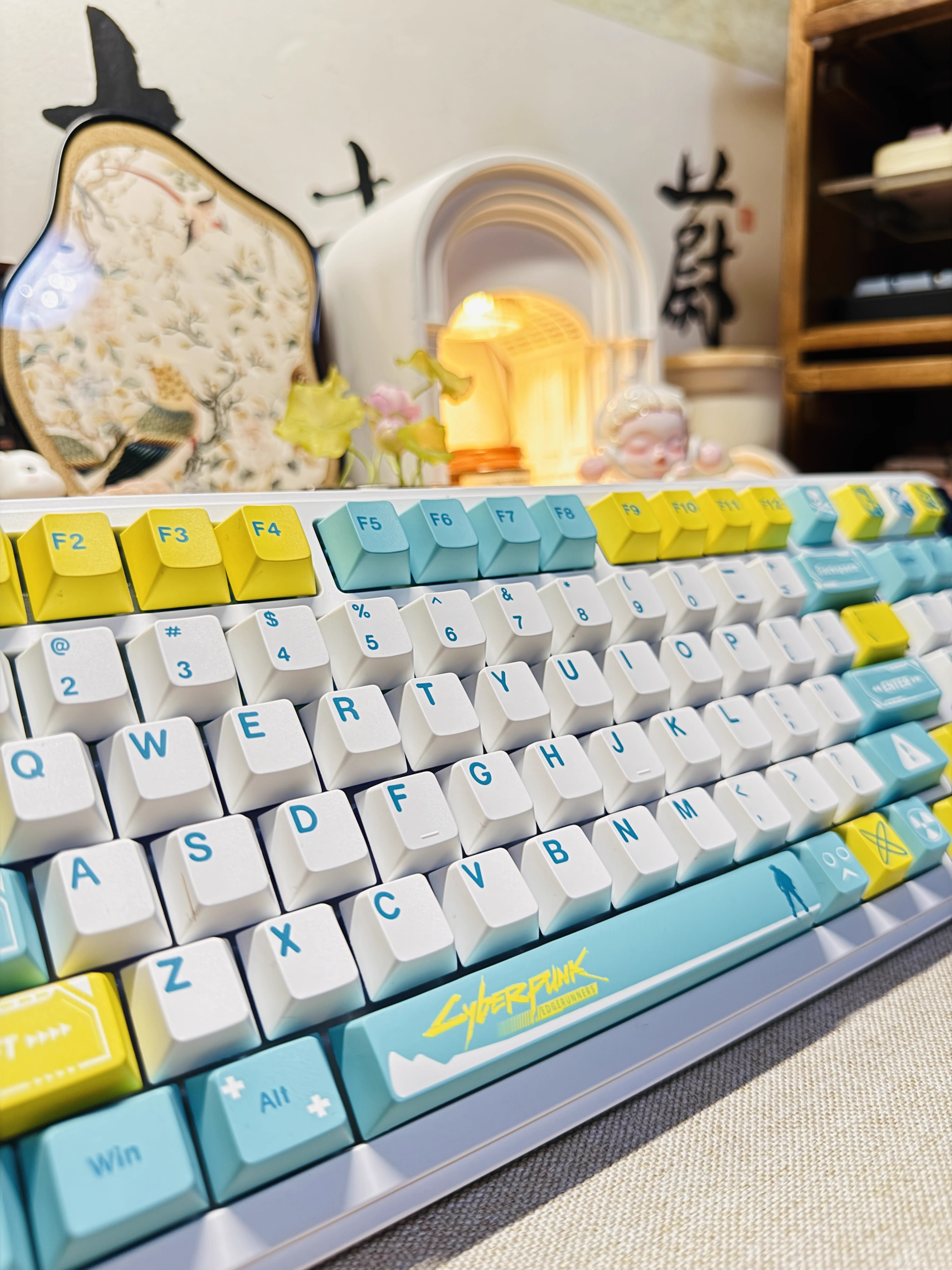 Cyberpunk: Edgerunners | Cherry Profile | PBT Keycap Set