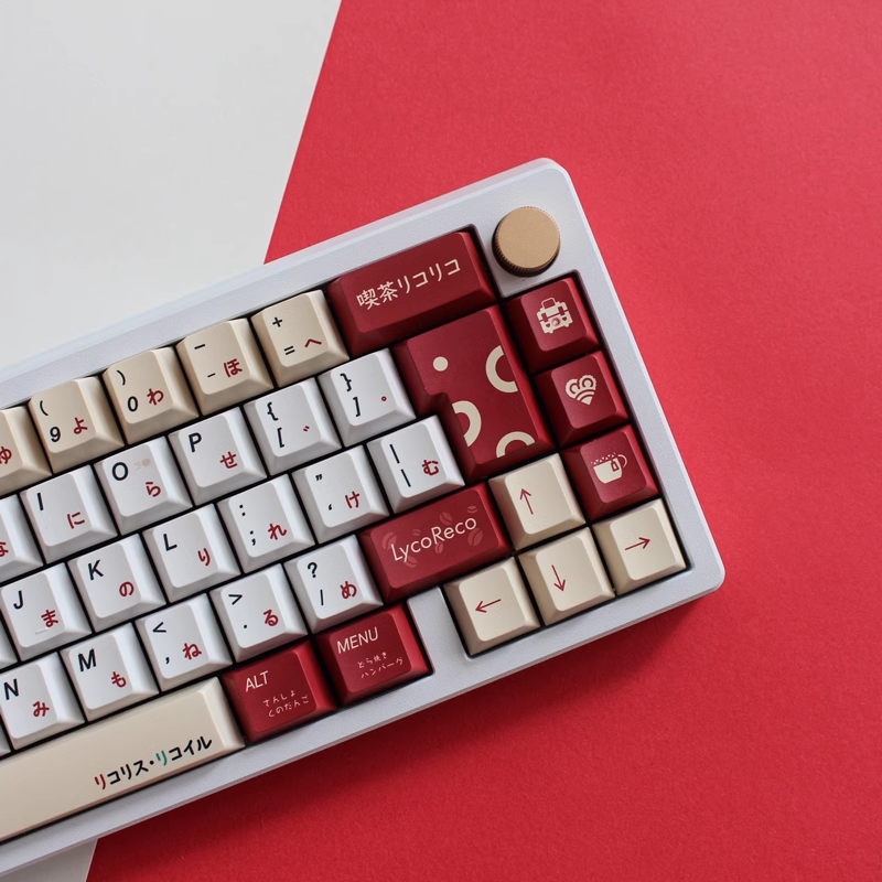 Lycoris Recoil – Chisato Nishikigi & Takina Inoue | Cherry Profile | PBT Keycap Set