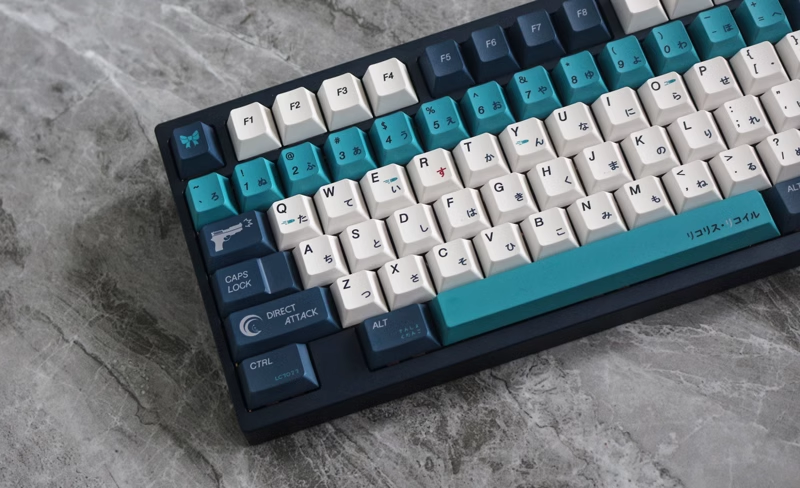 Lycoris Recoil – Chisato Nishikigi & Takina Inoue | Cherry Profile | PBT Keycap Set