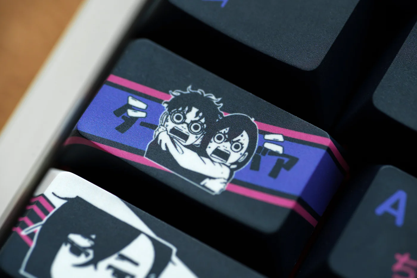 DANDADAN | Cherry Profile | Custom Black PBT Keycap Set