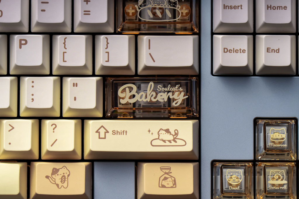 Bakery Cat | Cherry Profile | PBT+PC Keycap Set