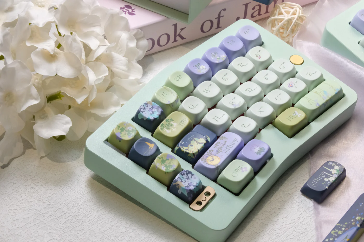 Ophelia in Water | Cherry / SOA Profile | PBT Keycap Set