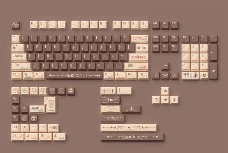 Letter from the Past | Cherry Profile | PBT Keycap Set