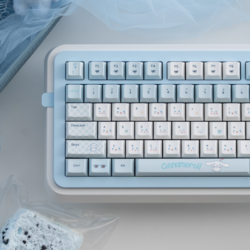 Cinnamoroll PBT Keycap Set - Cherry / MOA Profile for Wooting, ROG Azoth, Razer & Logitech G
